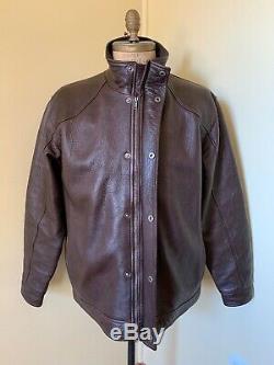 Orvis Coronado Bison Leather Jacket Mens XL