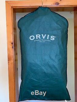 Orvis Coronado Bison Leather Jacket Mens XL