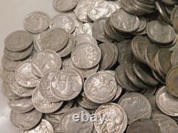Over 400! Full Bold 4 Digit Buffalo Nickels Vg Vf Only $198.00!