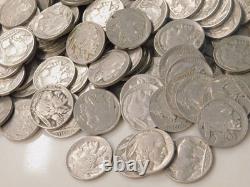 Over 400! Full Bold 4 Digit Buffalo Nickels Vg Vf Only $198.00!