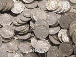 Over 400! Full Bold 4 Digit Buffalo Nickels Vg Vf Only $198.00!