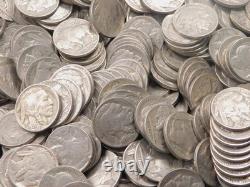 Over 400! Full Bold 4 Digit Buffalo Nickels Vg Vf Only $198.00!