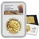 PRE-ORDER 2022-W $50 Gold Buffalo NGC PF70UCAM First Day of Issue Bison OGP