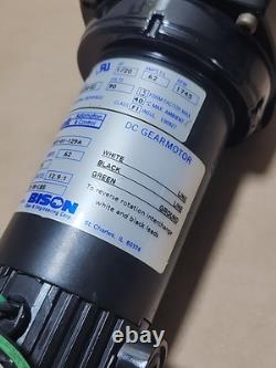 PREOWNED Bison 507-01-129A DC Gearmotor 1/20Hp Ratio 12.91 90Vdc + Warranty