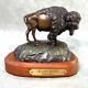 Paul Geffre Plains Bison #47/250 Buffalo Bronze Western Wildlife Sculpture