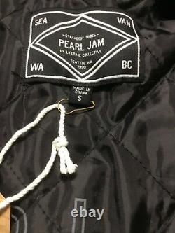 Pearl Jam Seattle Lifetime Small Quilted Flannel Jacket Bison
