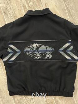 Pendleton Buffalo Bison Jacket Size Men Large Wool 3M Thinsulate
