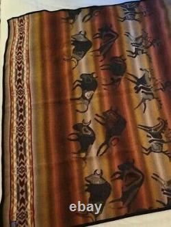 Pendleton Stillwater Wool Blanket Buffalo Bison 60x60 Blanket