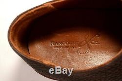 RANCOURT & CO Camden 12 D Chocolate Bison Leather USA Derby Shoes VERY RARE