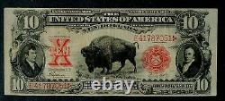 RARE 1901 $10 UNITED STATES NOTE VERY FINE + FRr#122, Bison. NO PROBLEMS DECENT