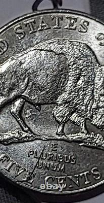 RARE, 2005 D Spear Bison Jefferson Buffalo Nickel unique and valuable error coin