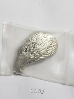RARE 2019 3 Oz Silver EAGLE HEAD Bison Bullion Sealed Bar WITH NUMBER 23 OF 50