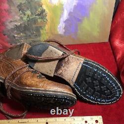 RARE! Arait Two24 Bison Hudson Boots leather Size 8.5 style no. 10024753 Vibram