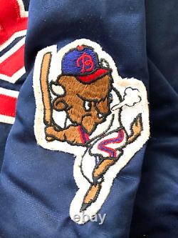 RARE Authentic Minor League Team Jacket BUFFALO BISONS Dave Hollins