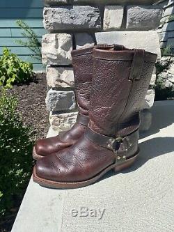 RARE! Chippewa Harness Boots American Bison USA 10.5 D Excellent