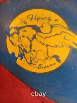 RARE & Flying Bison 1950's TETHER SPEED PLANE with McCOY Red HEAD RACING ENGINE