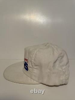 RARE Vintage Buffalo Bisons Corduroy Snapback AAA Baseball Embroidered White