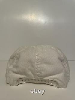 RARE Vintage Buffalo Bisons Corduroy Snapback AAA Baseball Embroidered White