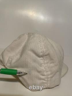 RARE Vintage Buffalo Bisons Corduroy Snapback AAA Baseball Embroidered White