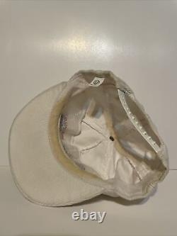 RARE Vintage Buffalo Bisons Corduroy Snapback AAA Baseball Embroidered White