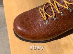 Randy Merrell Footlab Custom Bison / Buffalo Leather Boots Vernal Utah USA NEW