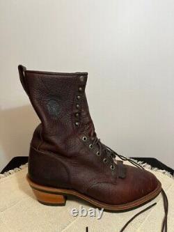 Rare Chippewa Bison Stampede USA Made Boots 29553 Vintage Leather, Vibram, 10D