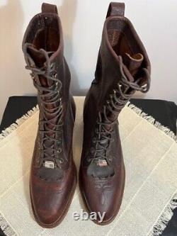 Rare Chippewa Bison Stampede USA Made Boots 29553 Vintage Leather, Vibram, 10D