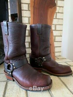 Rare Chippewa Harness 9.5EE Buffalo Bison cowboy western square toe Made in USA