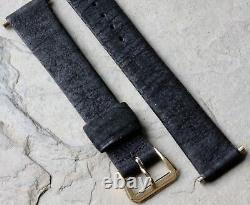 Rare Long Length Genuine Wild Bison 17.3mm 11/16 vintage watch strap1960s/70s