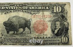 Rare Series Of 1901 $10 Bison Large United States Note Red Seal