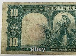 Rare Series Of 1901 $10 Bison Large United States Note Red Seal