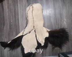 Real Fur Bigfoot Mask 100% Bison Fur Handmade in the USA