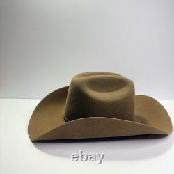 Resistol Coyote Point 4X Bison Cowboy Hat Mink 7 1/8 Made in Texas USA