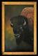 Ron Kucinski Chief Bison Buffalo Original Wildlife Acrylic Painting 40x30