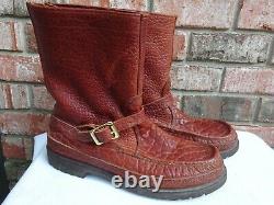 Russell Moccasin Moccasin Double Moccasin Bottom Zephyr Boots 10.5 N Bison EUC