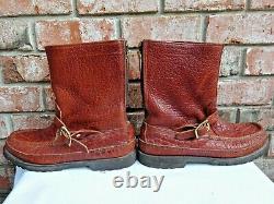 Russell Moccasin Moccasin Double Moccasin Bottom Zephyr Boots 10.5 N Bison EUC