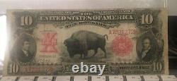 SC 1901 $10 Bison Legal Tender Fr GORGEOUS EXAMPLE