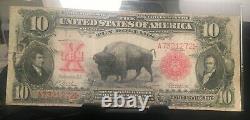 SC 1901 $10 Bison Legal Tender Fr GORGEOUS EXAMPLE