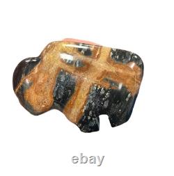 SEPTARIAN Buffalo (Bison) Polished Precious Rock 4.25 x 3.25