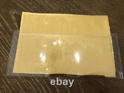 (SET OF 2) 1000 Milligram American Bison Gold 24K Aurum Notes, Plastic Sleeve