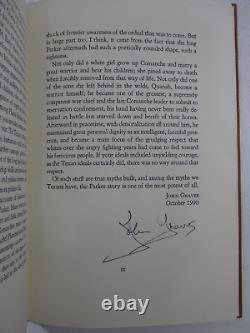 SIGNED GRAVES 1/4 BISON LEATHER LIMITED ED Cynthia Ann Parker DeShields 1991