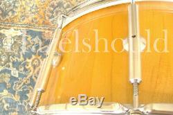 SOUNDFILE! AMAZING 14 to 15 BISON 7X14X15 NGU VOLCANO SNARE! ASH STAVE SHELL EX