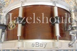 SOUNDFILE! UNIQUE BISON 6.5X14 NGU ROCK SNARE with MAGNESIUM HARDWARE EXCD CLEAN