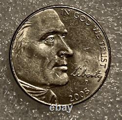 SPEARED BISON ERROR -2005 D Uncirculated GEM? Rare Jefferson Buffalo Nickel