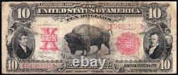 Scarce 1901 $10 BISON Legal Tender US Note! FREE SHIPPING! E54383102