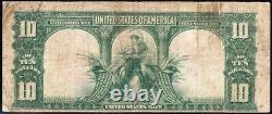 Scarce 1901 $10 BISON Legal Tender US Note! FREE SHIPPING! E54383102
