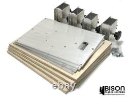 Screen Printing Platen System Standard Set (4) Bison Platen Systems