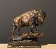 Sculpture Bronze Western American Buffalo Bison NATIYA BRONZE