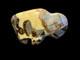 Septarian Hand Carved Buffalo Bison Polished Stone