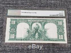 Series 1901 $10 Legal Tender Bison Note PMG 40 EPQ XF FR122 Speelman/White